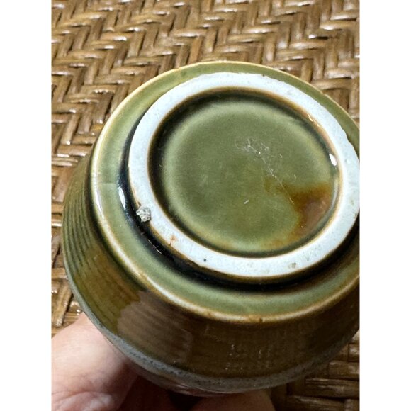 Vintage Japanese Ceramic Bud Vase With Abstract Pattern Original Sticker - Picture 6 of 8